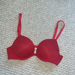 Pink push up bra